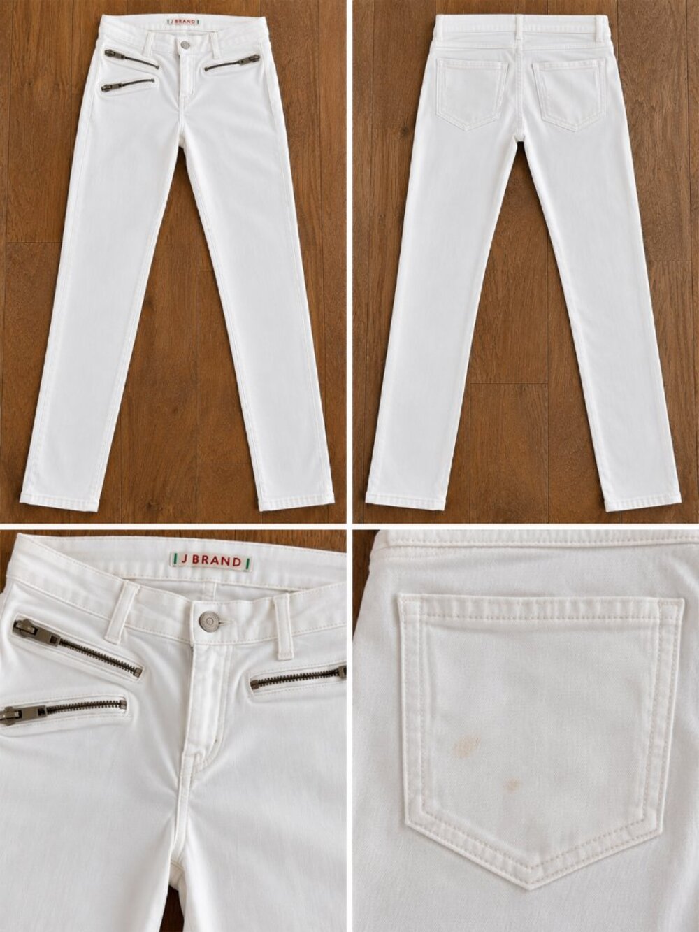 JBrand White Jeans